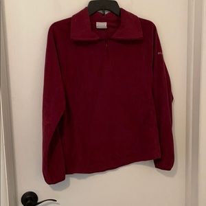 Columbia 3/4 zip pull over